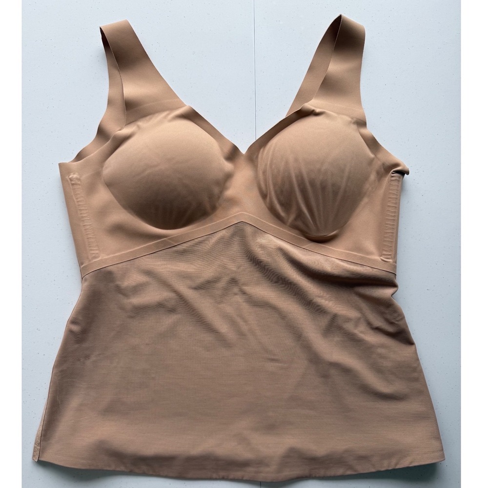 Honeylove Lift Wear Tank Top Size XL Shapewear Smoothing One Piece Wireless Nude